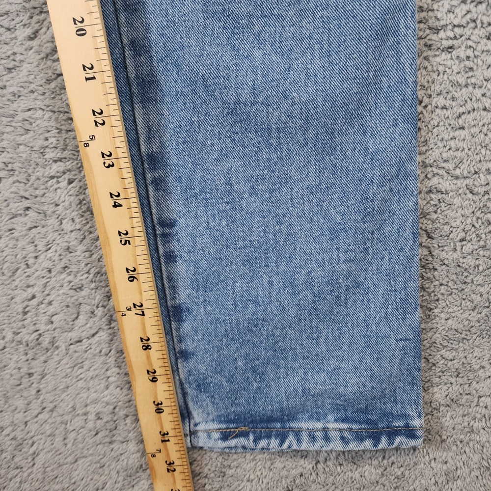Wrangler 936 Slim Fit Jeans Mens 31x32 Cowboy Cut Western Light Wash Denim NWT - Picture 8 of 10